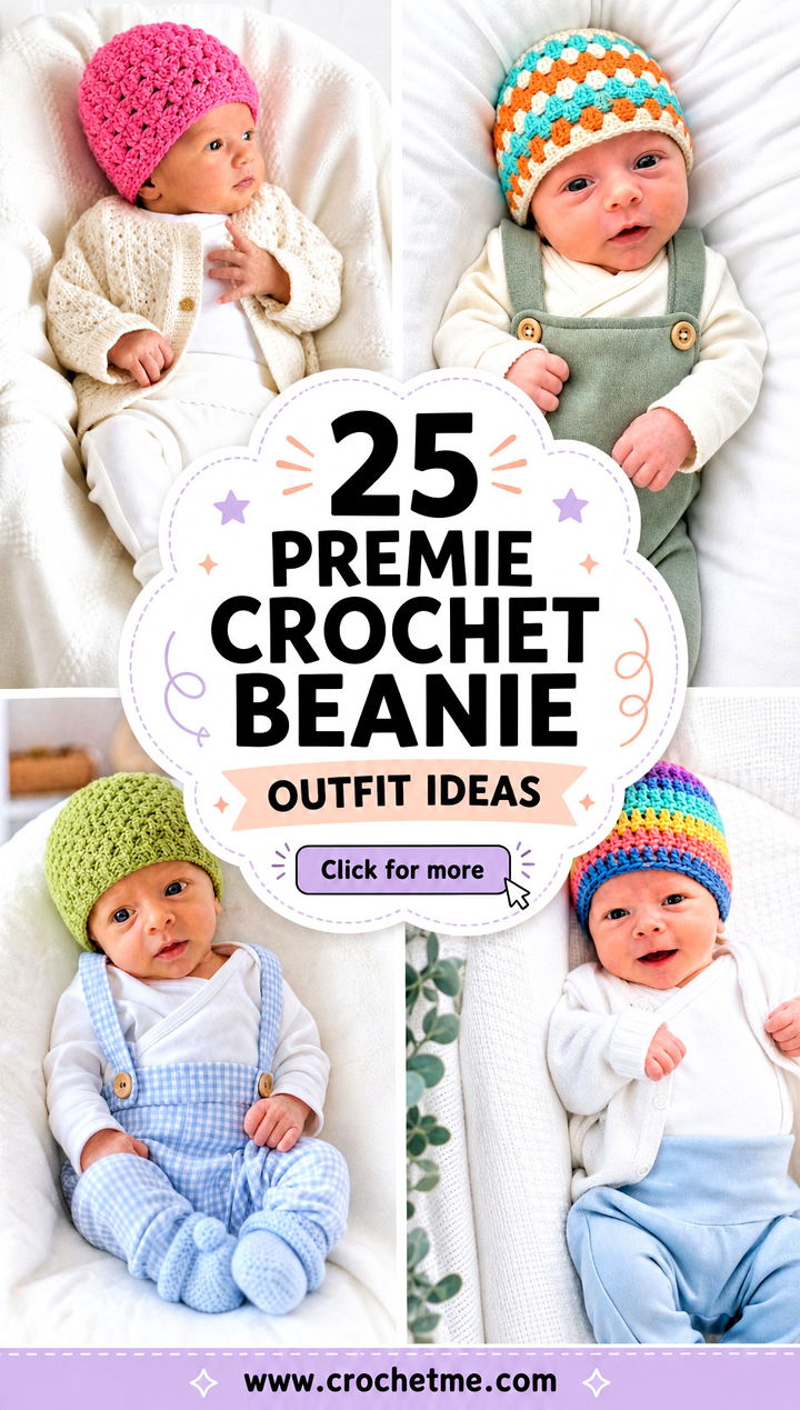 25 premie crochet beanie outfit ideas - 25 premie crochet beanie outfit ideas
