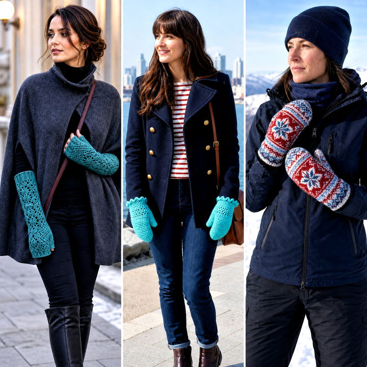 25 Quick Crochet Mittens Outfit Ideas for Cozy Winter Days