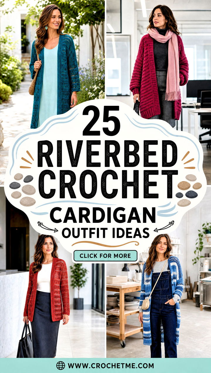 25 riverbed crochet cardigan outfit ideas - 25 riverbed crochet cardigan outfit ideas