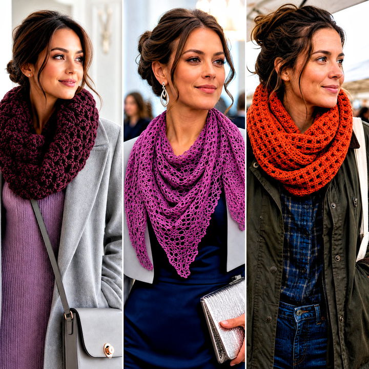 25 Snood Crochet Scarf Outfit Ideas for Chic Winter Layers