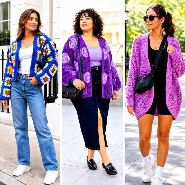 25 Unique Crochet Cardigan Outfit Ideas for Effortless Layering