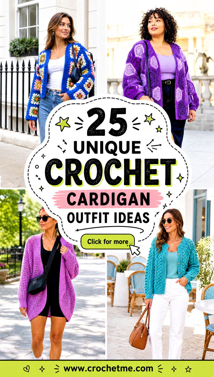 25 unique crochet cardigan outfit ideas - 25 unique crochet cardigan outfit ideas