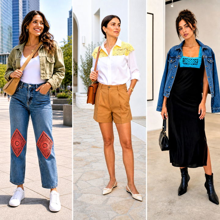 25 Upcycling Clothes With Crochet Outfit Ideas That Inspire