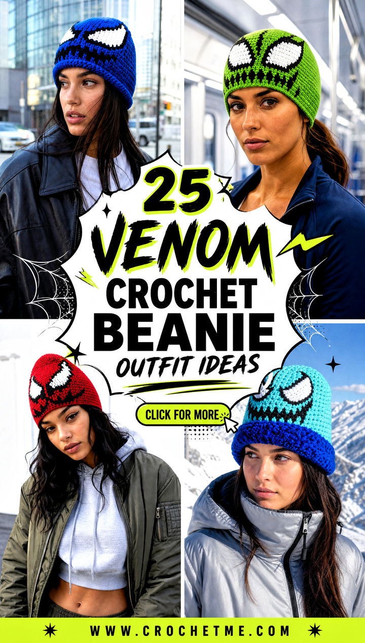 25 venom crochet beanie outfit ideas - 25 venom crochet beanie outfit ideas