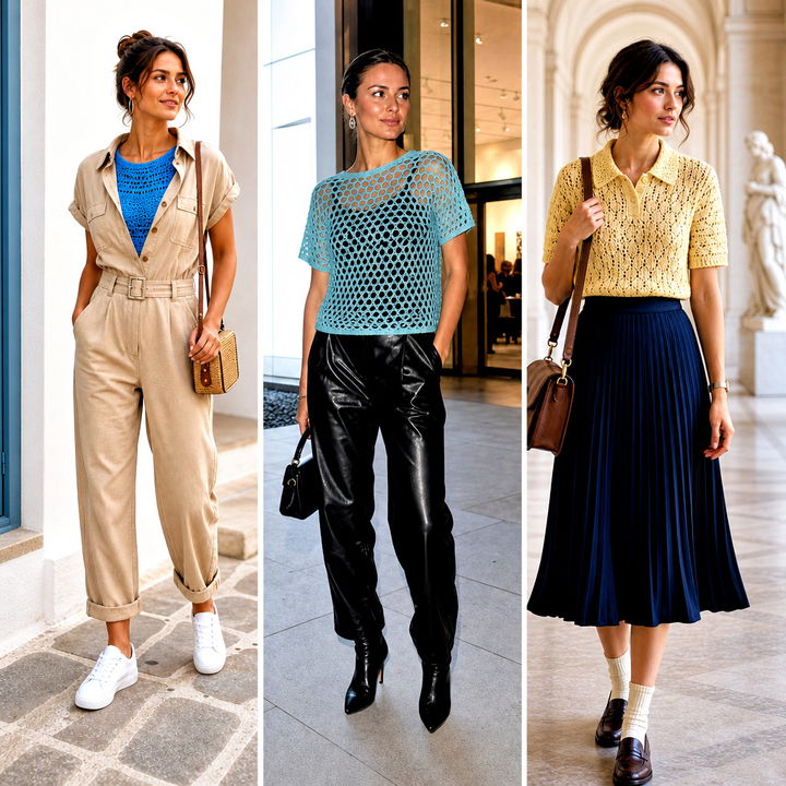25 Vintage Crochet Tops Outfit Ideas for Chic Summer Looks