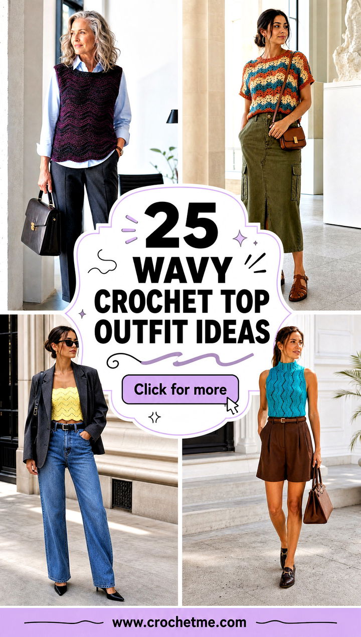 25 wavy crochet top outfit ideas - 25 wavy crochet top outfit ideas