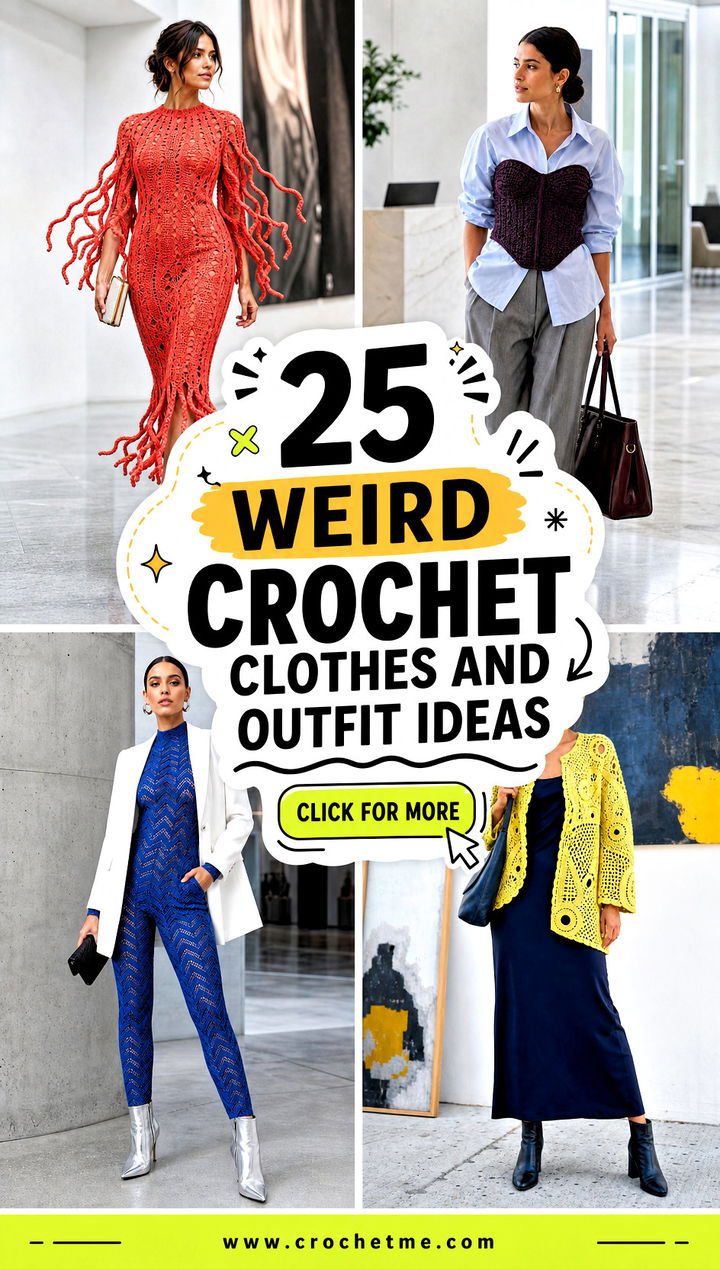 25 weird crochet clothes and outfit ideas - 25 weird crochet clothes and outfit ideas