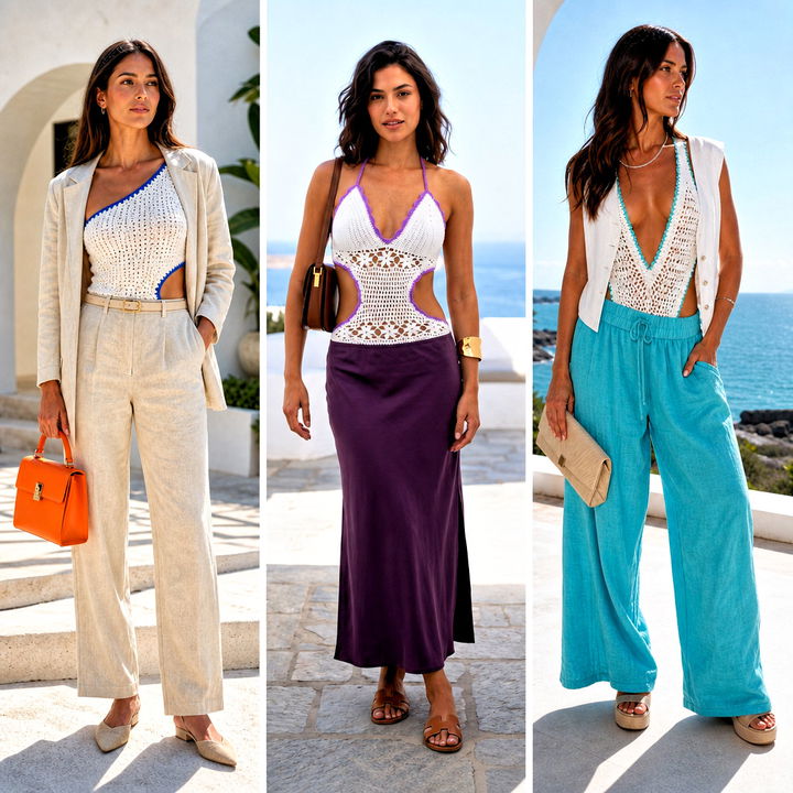 25 White Crochet Swimsuit Outfit Ideas for Dreamy Beach Days