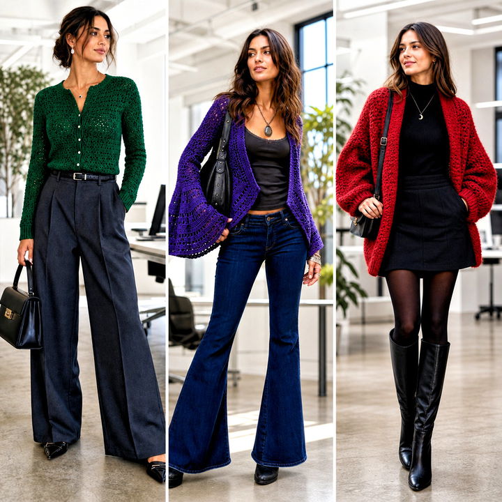 25 Witchy Crochet Cardigan Outfit Ideas for Cozy Fall Looks