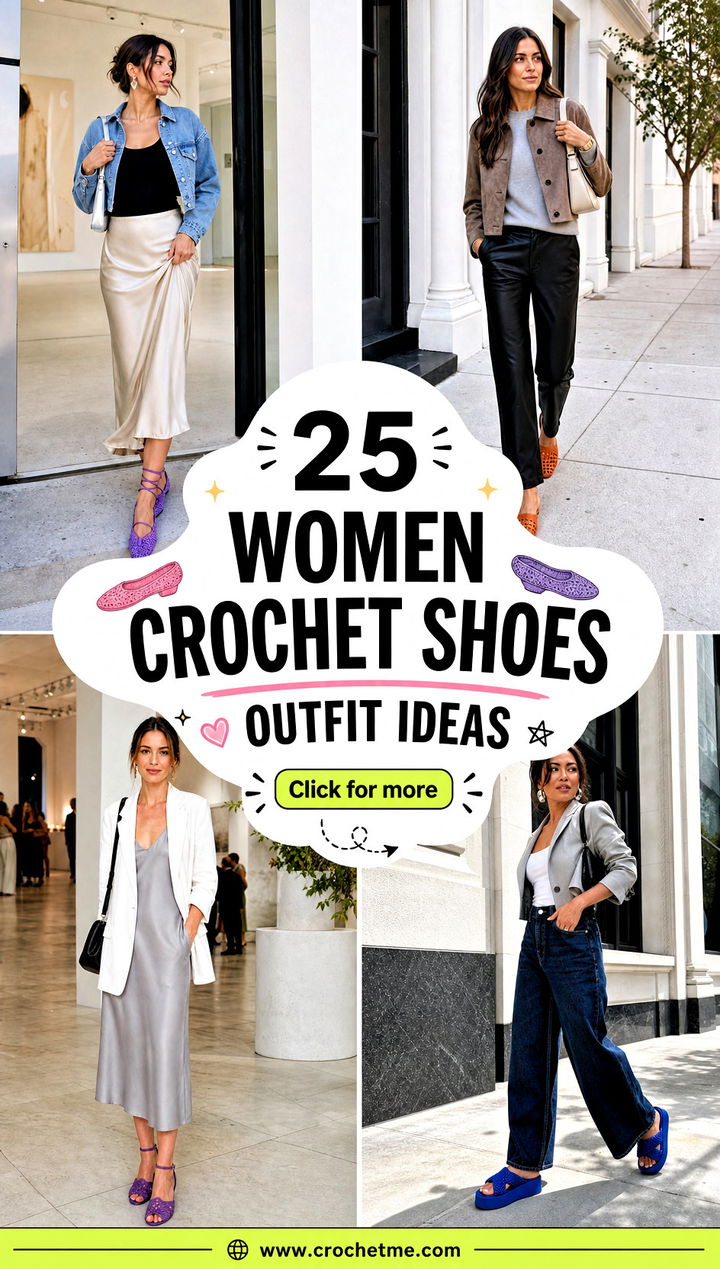 25 women crochet shoes outfit ideas - 25 women crochet shoes outfit ideas