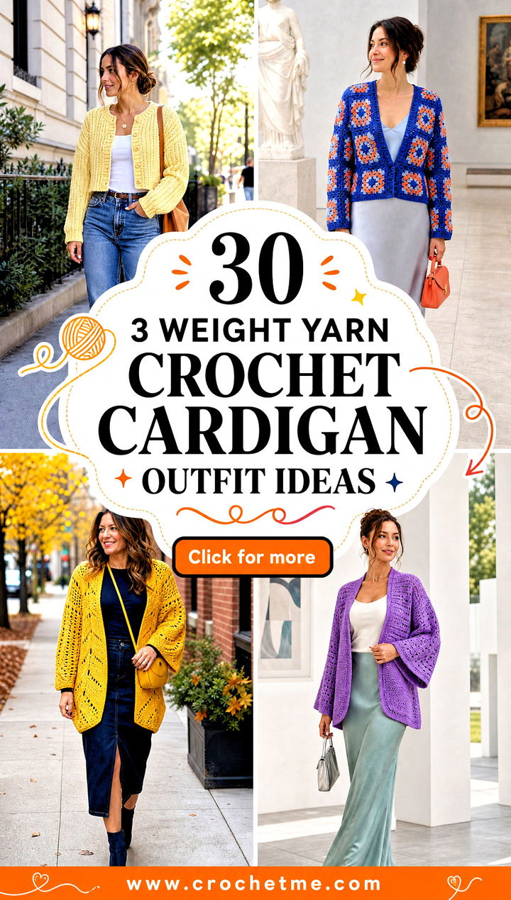 30 3 weight yarn crochet cardigan outfit ideas - 30 3 weight yarn crochet cardigan outfit ideas