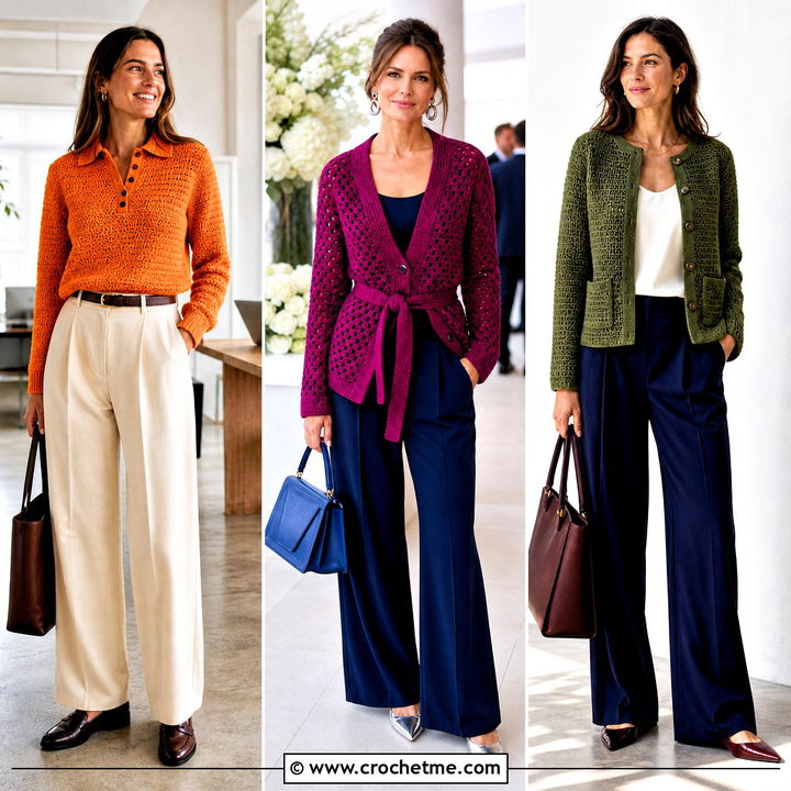 30 Crochet Button Sweater Outfit Ideas for Cozy Layered Looks