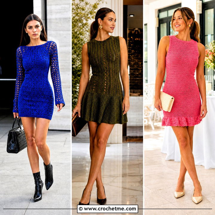 30 Crochet Homecoming Dress Outfit Ideas for a Chic Night