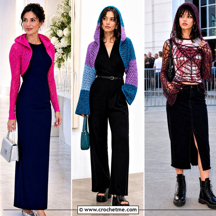 30 Crochet Hooded Shrug Outfit Ideas for Effortless Layering