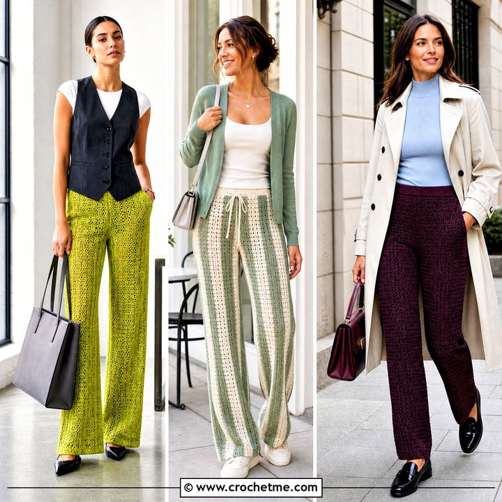 30 Crochet Pant Outfit Ideas for Effortless Everyday Style