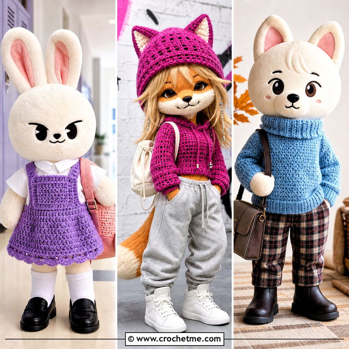 30 Crochet Skzoo Clothes and Outfit Ideas for K-Pop Fans