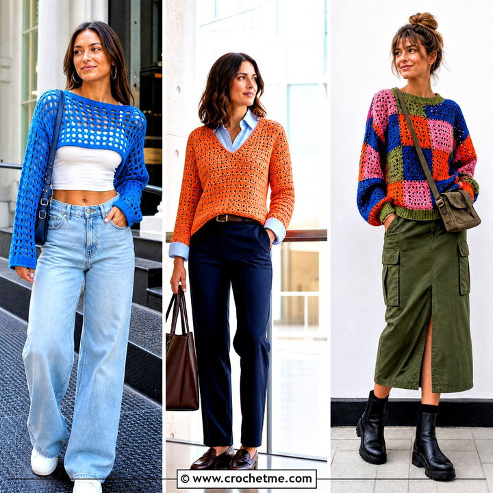 30 Easy Crochet Pullover Outfit Ideas for Effortless Style