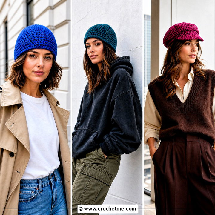 30 Half Double Crochet Hat Outfit Ideas for Cozy Winter Style