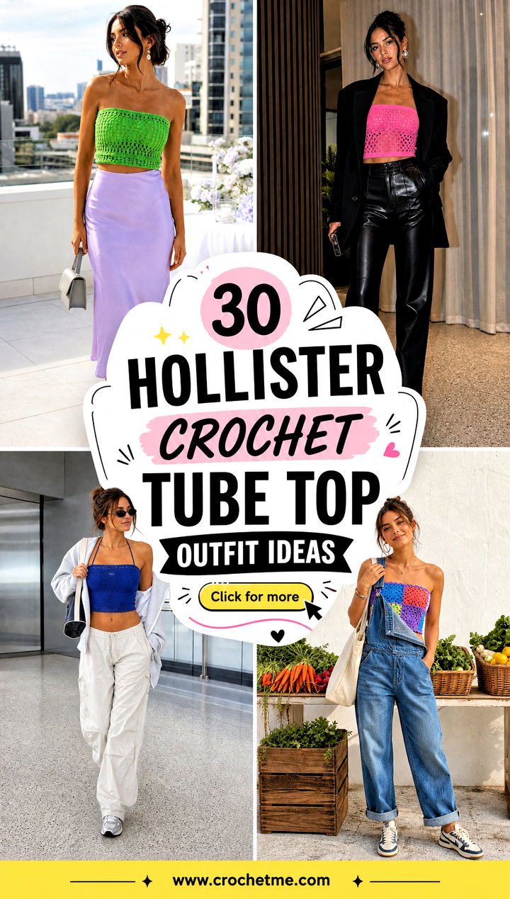 30 Hollister Crochet Tube Top outfit ideas - 30 Hollister Crochet Tube Top outfit ideas