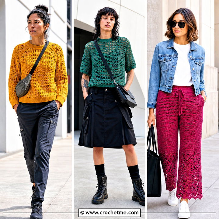 30 Masc Crochet Clothes and Outfit Ideas for Bold Styling