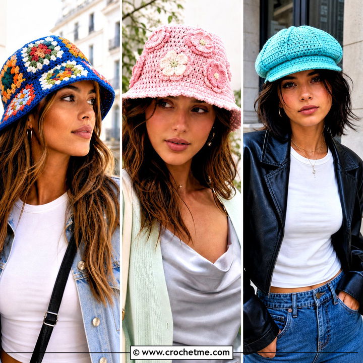 30 Quick and Easy Crochet Hat Outfit Ideas for Cozy Days