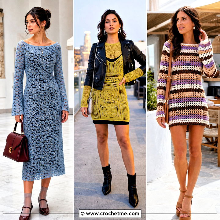 30 Taylor Crochet Dress Outfit Ideas for Romantic Modern Style