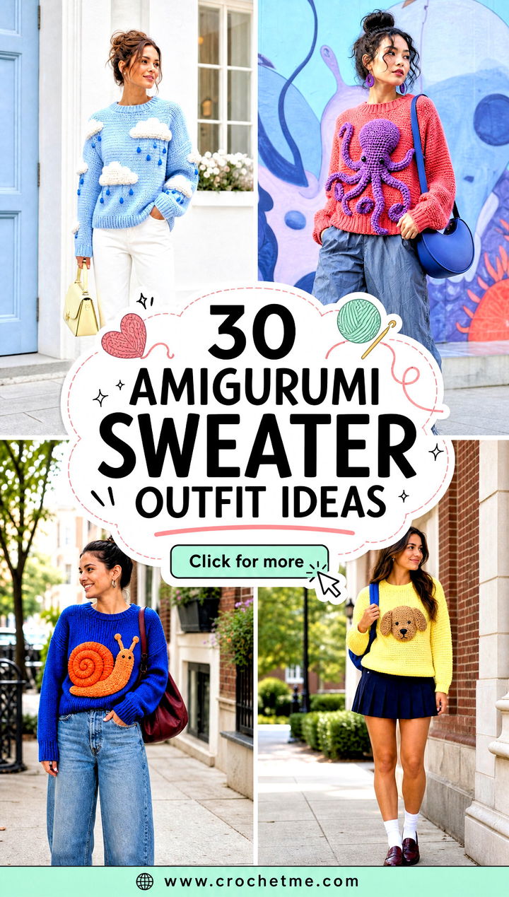 30 amigurumi sweater outfit ideas - 30 amigurumi sweater outfit ideas