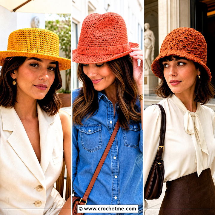 30 Beginner Crochet Hat Outfit Ideas for Easy Everyday Style