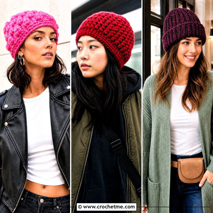 30 Bulky Crochet Beanie Outfit Ideas for Cozy Winter Style