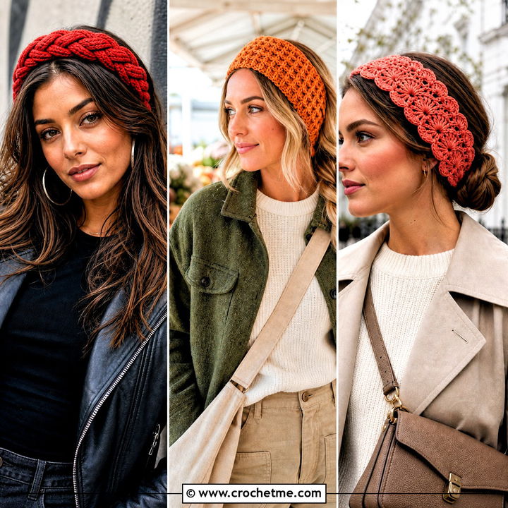 30 Chunky Crochet Headband Outfit Ideas for Cozy Winter Style