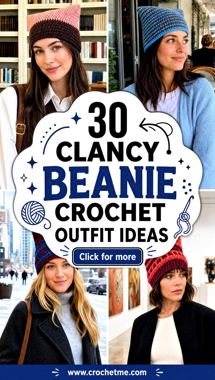 30 clancy beanie crochet outfit ideas - 30 clancy beanie crochet outfit ideas