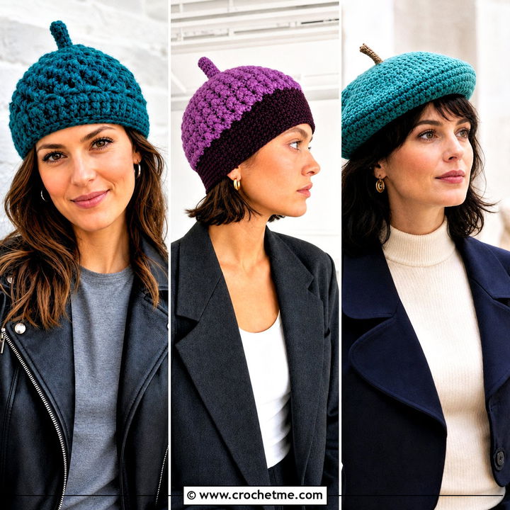 30 Crochet Acorn Hat Outfit Ideas for Whimsical Fall Style