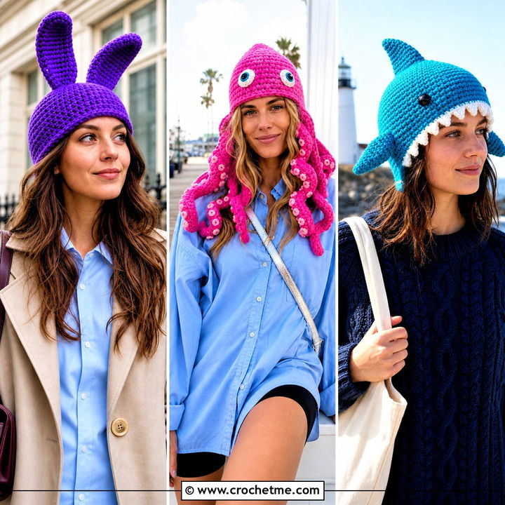 30 Crochet Amigurumi Hat Outfit Ideas for Playful Style