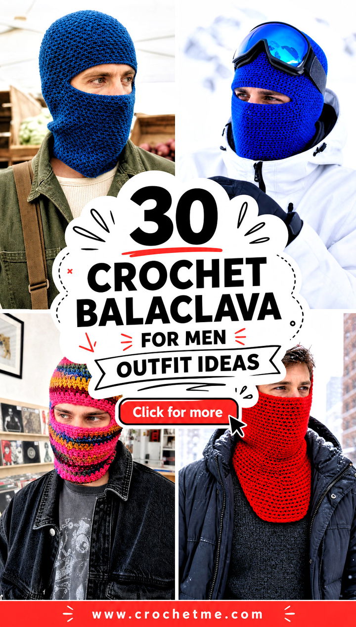 30 crochet balaclava for men outfit ideas - 30 crochet balaclava for men outfit ideas