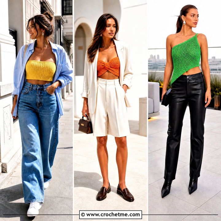 30 Crochet Bando Top Outfit Ideas for Effortless Summer Style