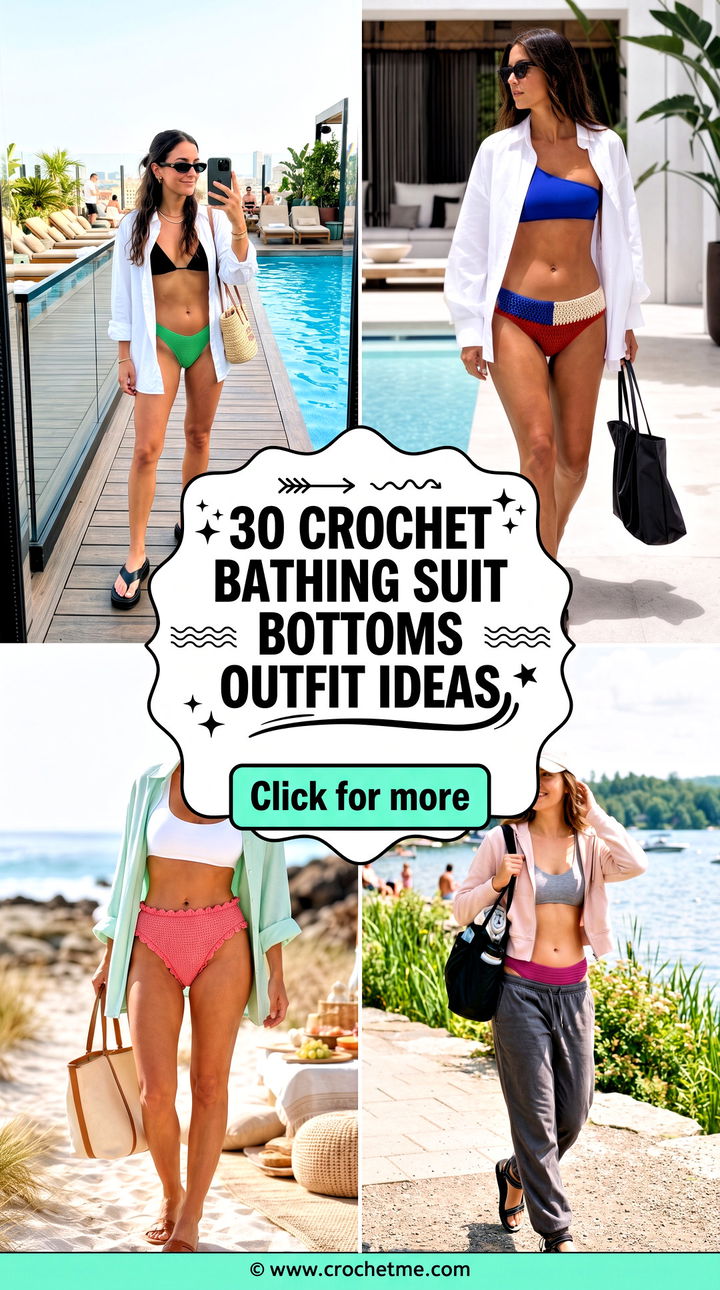 30 crochet bathing suit bottoms outfit ideas - 30 crochet bathing suit bottoms outfit ideas
