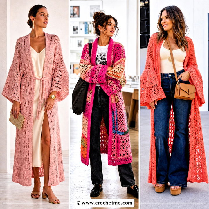 30 Crochet Bathrobe Outfit Ideas for Cozy At-Home Spa Days
