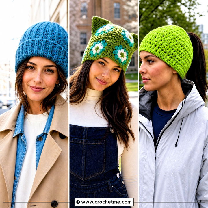 30 Crochet Beanies for Women Outfit Ideas for Cozy Winter Style
