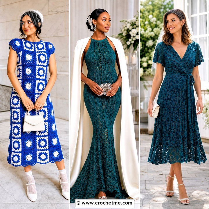 30 Crochet Bridal Dress Outfit Ideas for Romantic Weddings