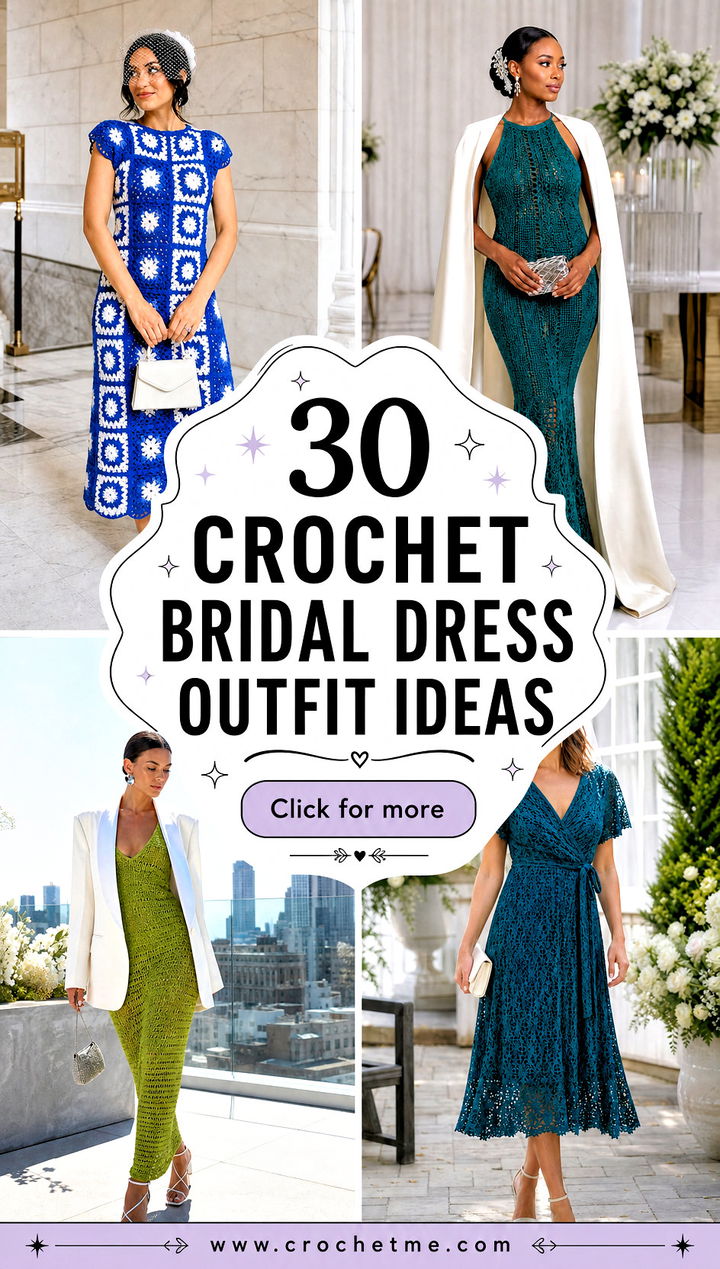30 crochet bridal dress outfit ideas - 30 crochet bridal dress outfit ideas