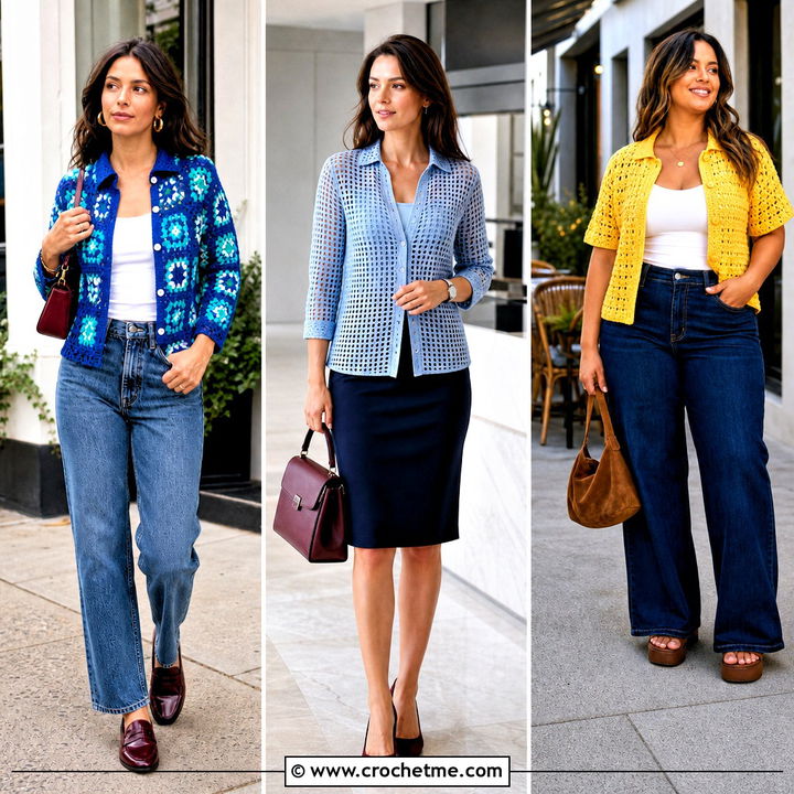 30 Crochet Button Down Shirt Outfit Ideas for Effortless Style