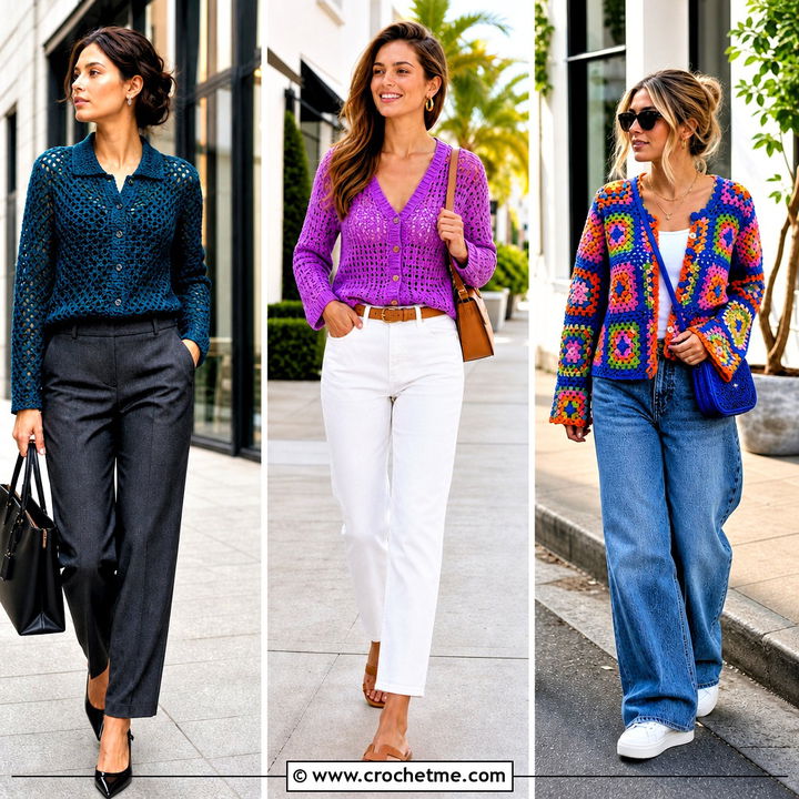 30 Crochet Button Top Outfit Ideas for Fresh Summer Style