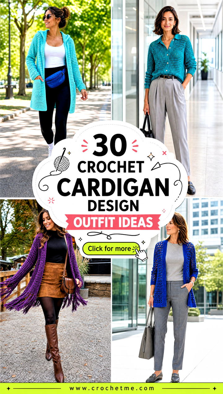 30 crochet cardigan design outfit ideas - 30 crochet cardigan design outfit ideas