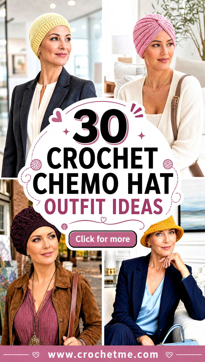 30 crochet chemo hat outfit ideas - 30 crochet chemo hat outfit ideas
