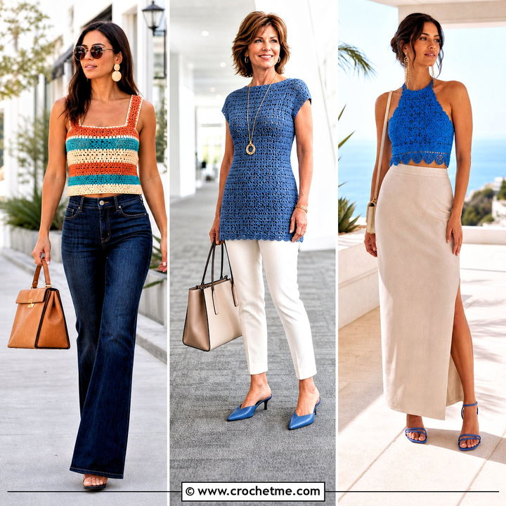 30 crochet cleo top outfit ideas