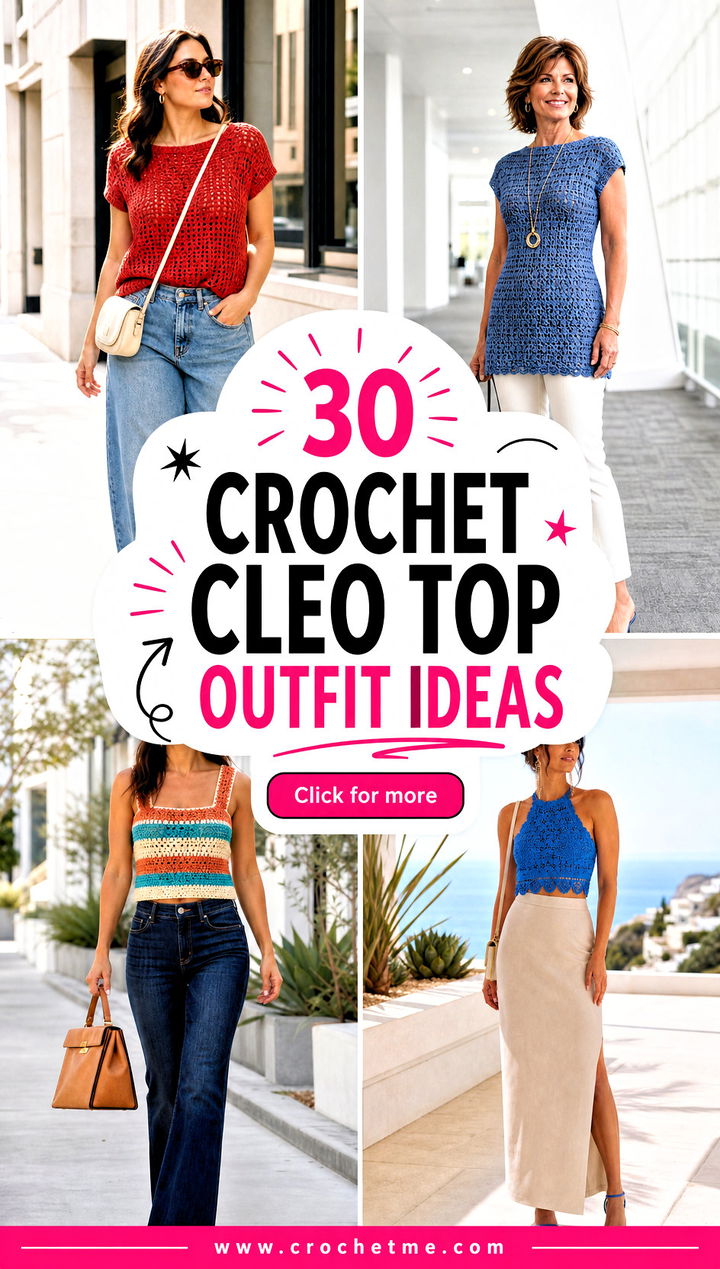 30 crochet cleo top outfit ideas - 30 crochet cleo top outfit ideas
