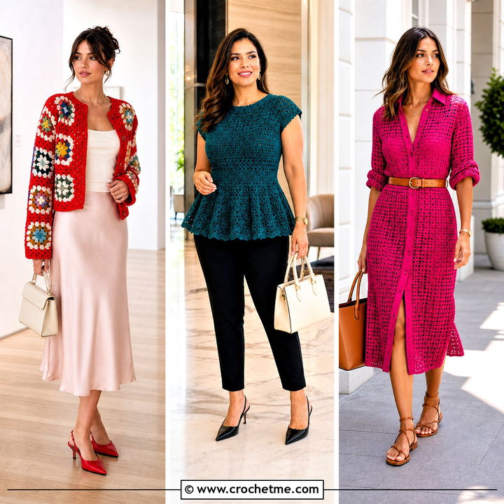 30 Crochet Clothes Outfit Ideas for Creative Everyday Style