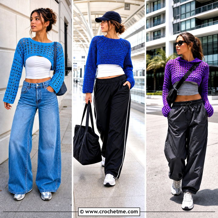 30 Crochet Cropped Jumper Outfit Ideas for Cozy Weekend Looks