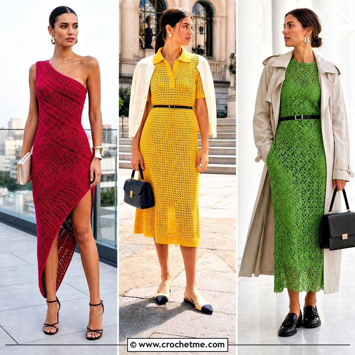 30 Crochet Dress Accessories Outfit Ideas for Charming Looks