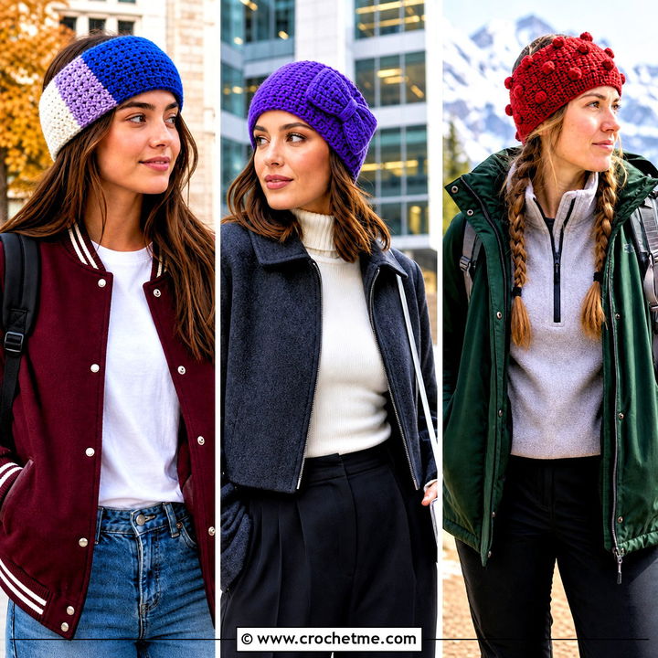 30 Crochet Ear Warmer Headband Outfit Ideas for Winter Style